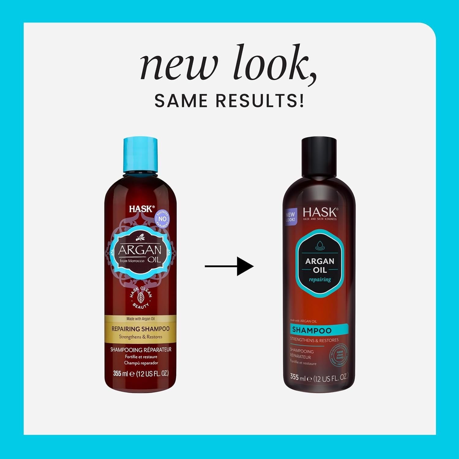 HASK Repairing Argan Oil Shampoo & Conditioner | Swadesiicart
