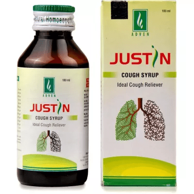 Adven Homeopathy Justin Cough Syrup | Swadesiicart