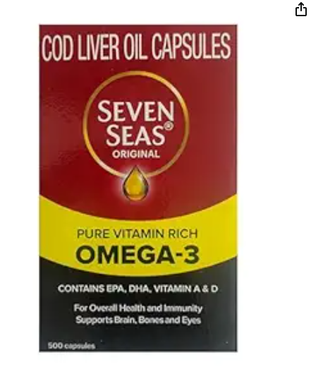 Seven Seas Original Cod-Liver Oil Capsules - Swadesiicart