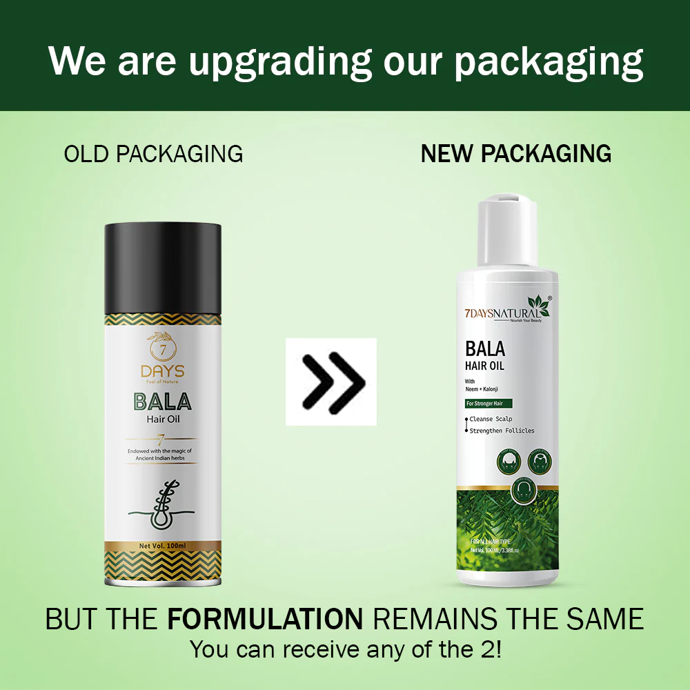 7 Days Bala Hair Oil For Promotes Hair Growth - Swadesiicart