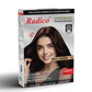 Radico Natural Herbal Based Permanent Hair Color - Dark Brown - Swadesiicart