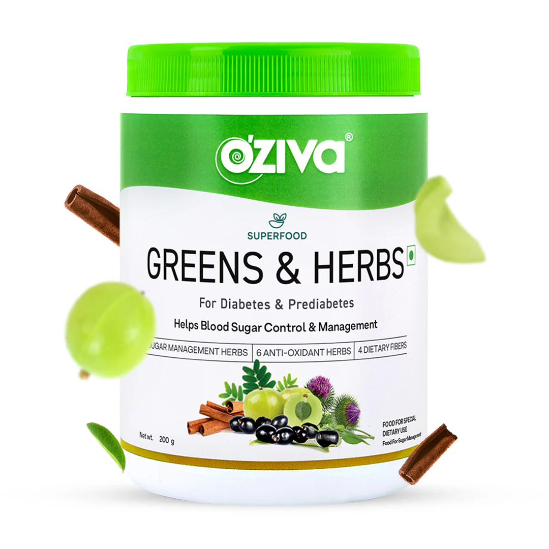OZiva Superfood Greens & Herbs | Swadesiicart