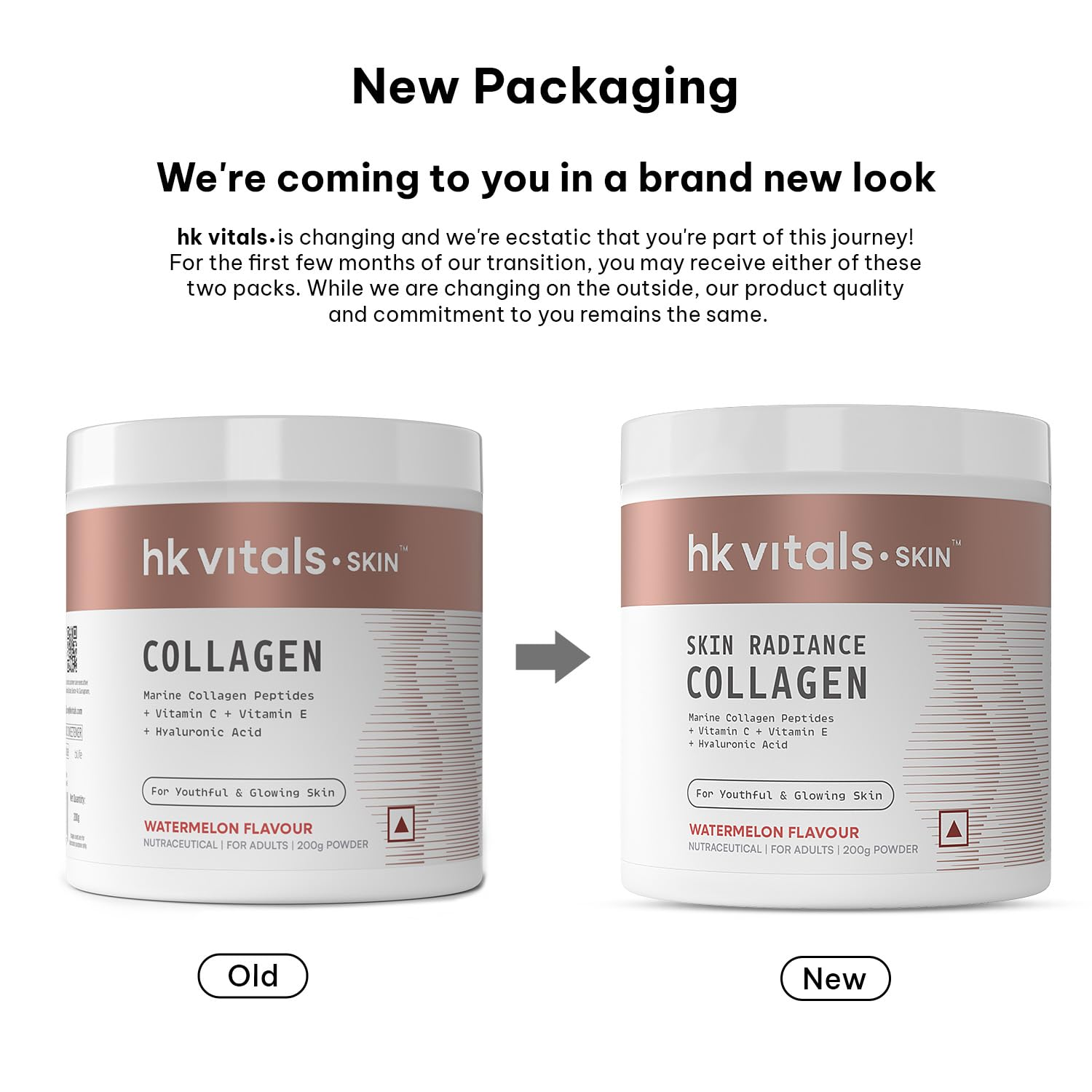 HK Vitals Skin Radiance Collagen Powder - Watermelon - Swadesiicart