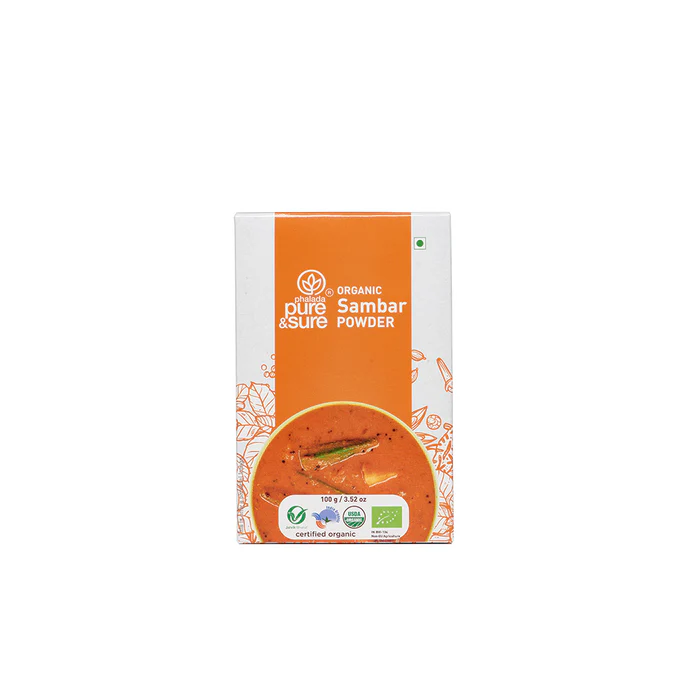Pure & Sure Organic Sambar Powder - Swadesiicart