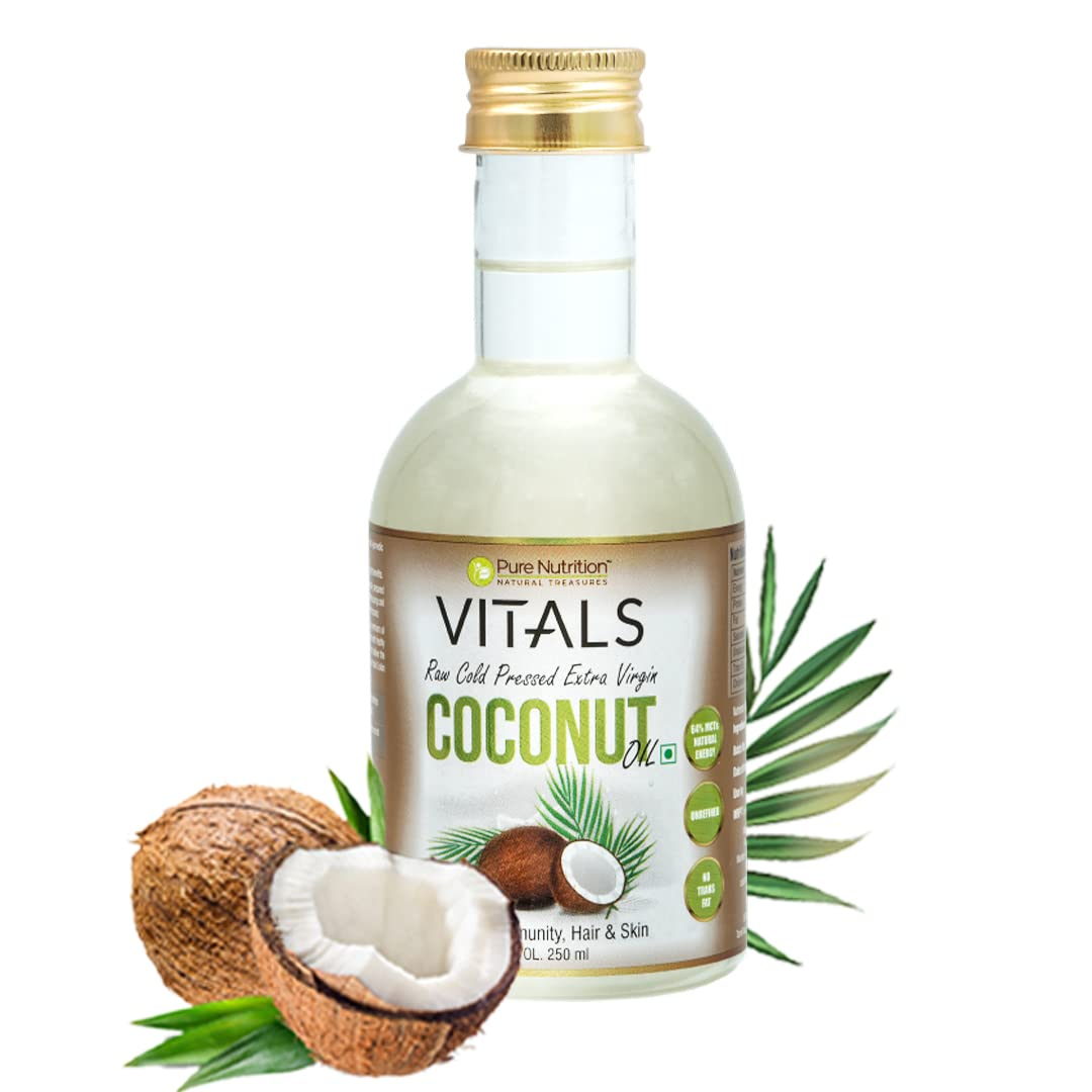 Pure Nutrition Cold Pressed Raw Virgin Coconut Oil - Swadesiicart