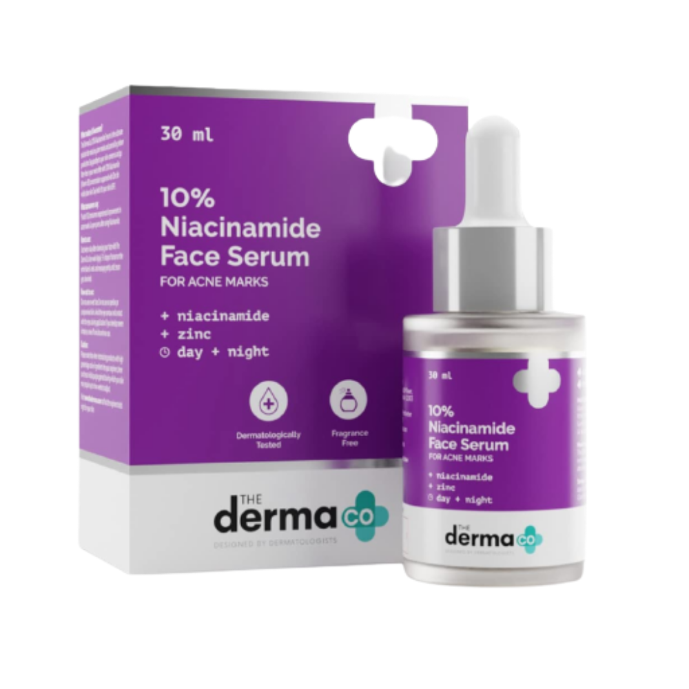 The Derma Co 10% Niacinamide Face Serum For Acne Marks & Acne Prone Skin - Swadesiicart