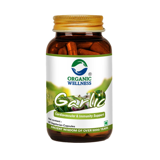 Organic Wellness Garlic Vegetarian Capsules - Organic Wellness Products Private Limited