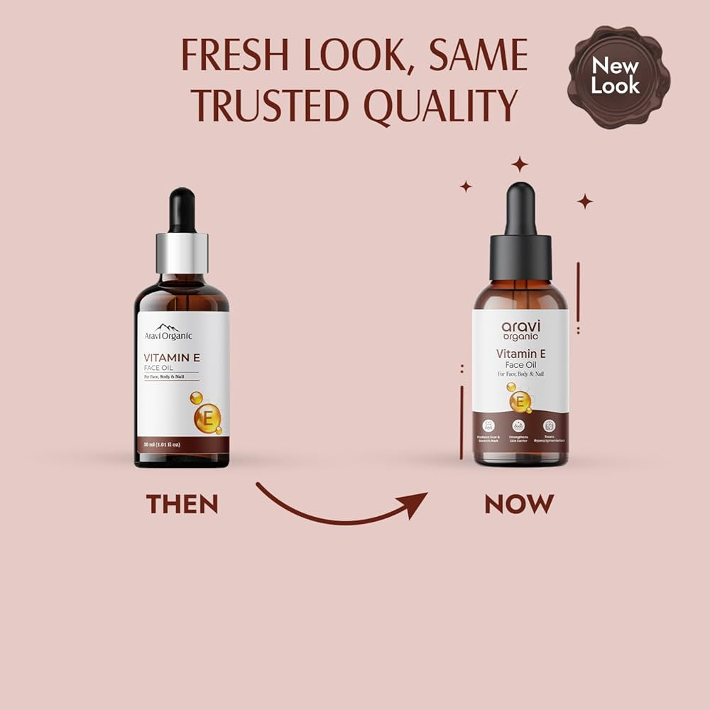 Aravi Organic Pure Vitamin E Oil | Swadesiicart