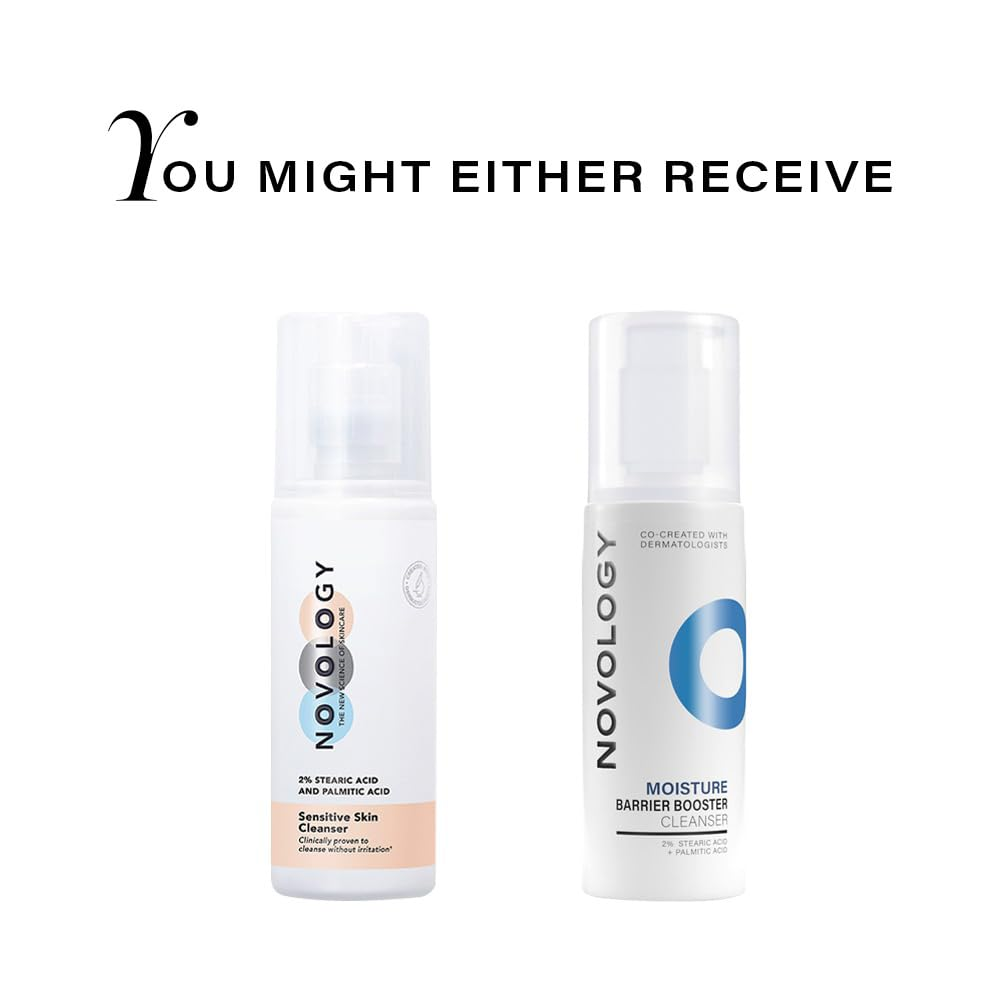 Novology Sensitive Skin Cleanser With 2% Stearic Acid + Palmitic Acid - Swadesiicart