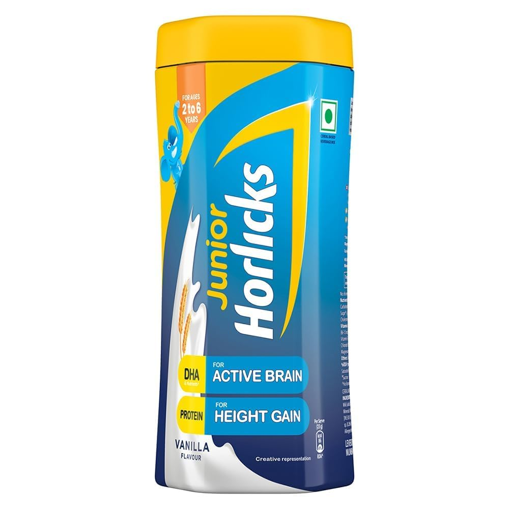 Junior Horlicks (2 to 6 Years), Children's Health Drink for Overall Growth - Swadesiicart