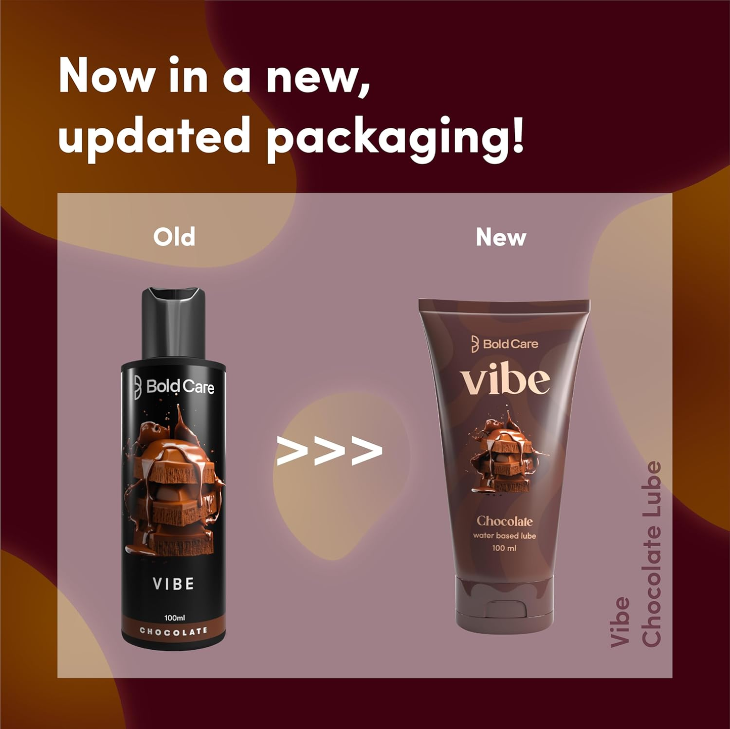 Bold Care Vibe Chocolate Flavor Massage Gel - Swadesiicart