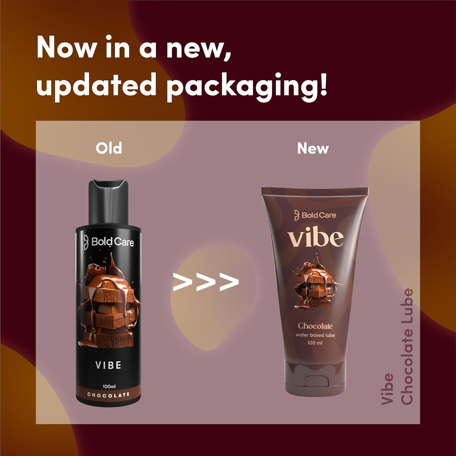 Bold Care Vibe Chocolate Flavor Massage Gel - Swadesiicart