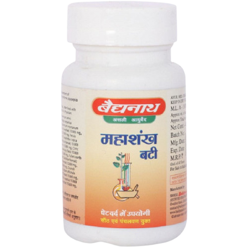 Baidyanath Jhansi Mahashankh Bati 40 Tabs - Ayurvedant Pvt. Ltd.