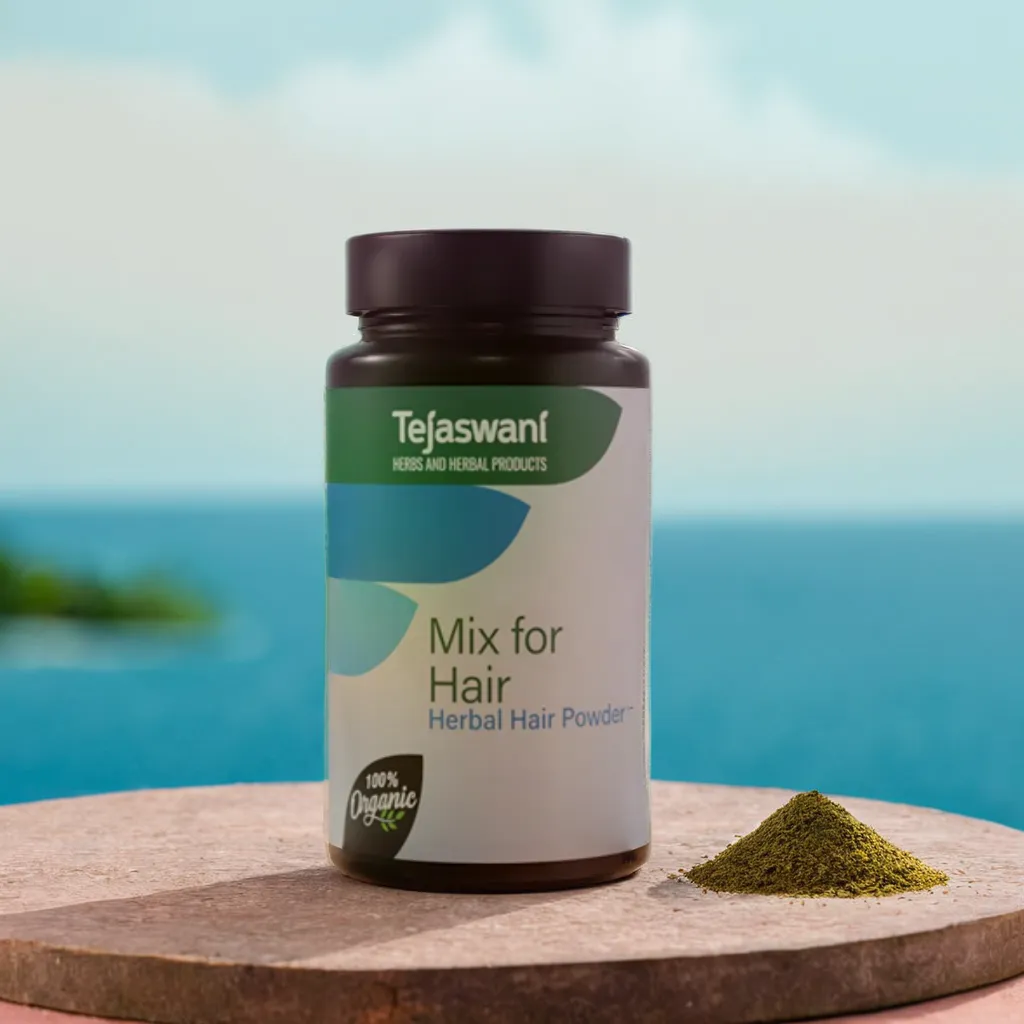 Tejaswani Herbs and Herbal Products Herbal Mix for Hair Powder | Swadesiicart