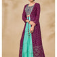 Myra Wine Jacket Style Sharara Suit | Swadesiicart