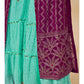 Myra Wine Jacket Style Sharara Suit | Swadesiicart