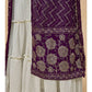 Myra Purple Jacket Style Sharara Suit | Swadesiicart