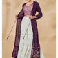 Myra Purple Jacket Style Sharara Suit | Swadesiicart