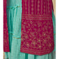 Myra Pink Jacket Style Sharara Suit | Swadesiicart