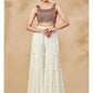 Myra Maroon Jacket Style Sharara Suit | Swadesiicart
