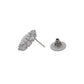 925 Sterling Silver Rose Gold-Polished Cz Heart Drop Earring For Women - Wahe Jewels - Swadesiicart
