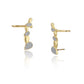 925 Sterling Silver Gold-Polished Circular Hoop Earring - Wahe Jewels - Swadesiicart