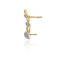 925 Sterling Silver Gold-Polished Circular Hoop Earring - Wahe Jewels - Swadesiicart