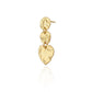 Gold-Polished Crescent Hoop Earring For Women - Wahe Jewels - Swadesiicart