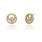 Gold-Polished Cz Pineapple Drop Earring For Women - Wahe Jewels - Swadesiicart