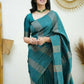 Partywear Designer Morpich Banarasi Silk Fancy Saree - Starwalk | Swadesiicart