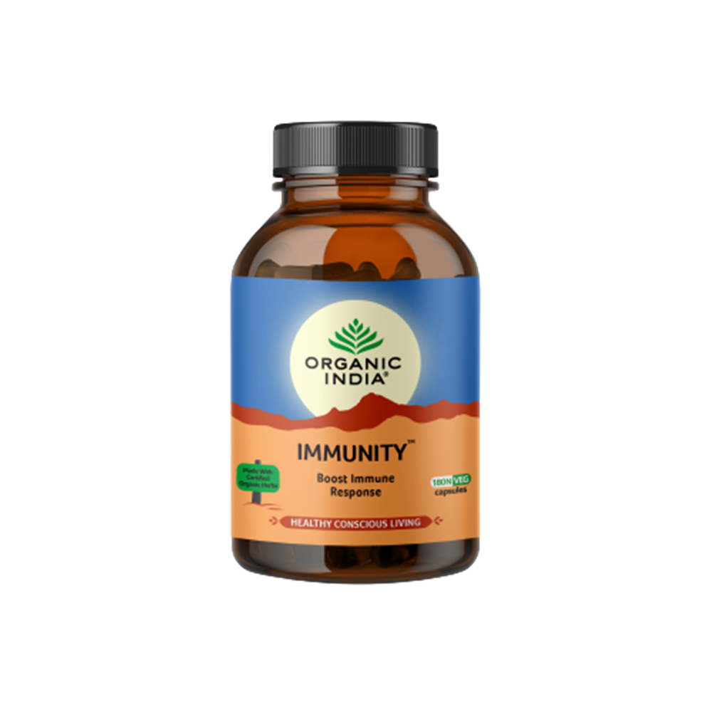 Organic India Immunity Capsules - Swadesiicart