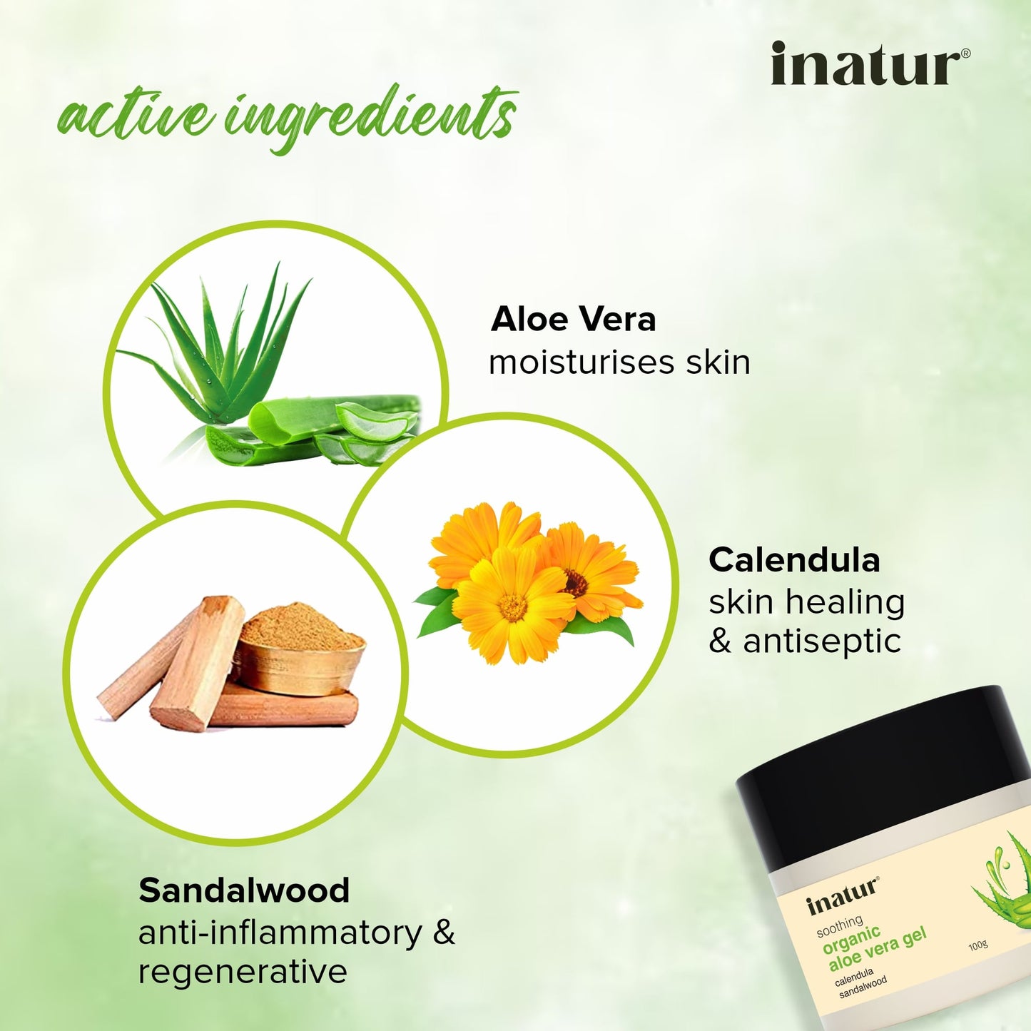 Inatur Aloe vera Gel - Swadesiicart