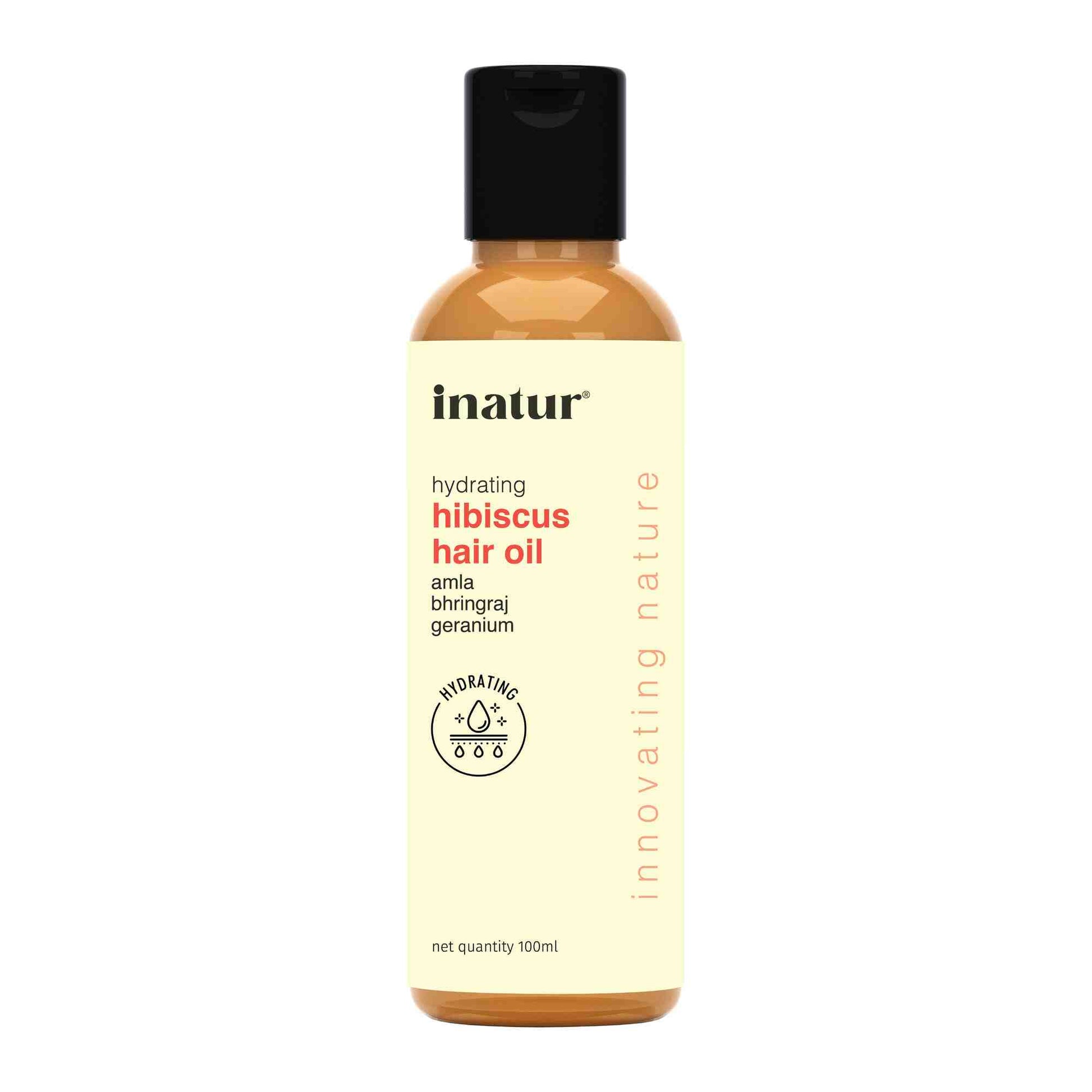 Inatur Hibiscus Hair Oil | Swadesiicart