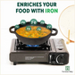 The Indus Valley CASTrong Cast Iron Cookware Set: Tawa+ Kadai, Kitchen Set for Home, Pre-seasoned, 100% Pure, Toxin-free, Induction, Tadka Pan