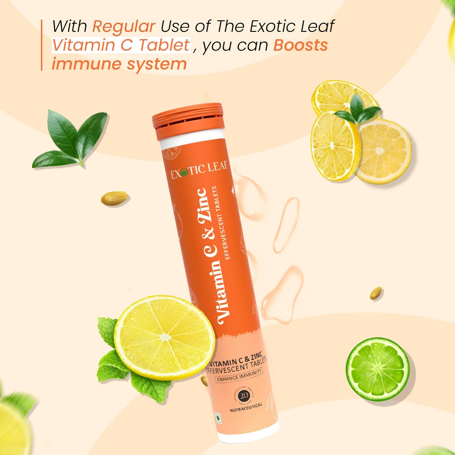 Exotic Leaf Vitamin C Tablets - Swadesiicart