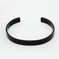 NVR Men's Set of 2 Black & Silver Stainless Steel Cuff Bracelet - Swadesiicart