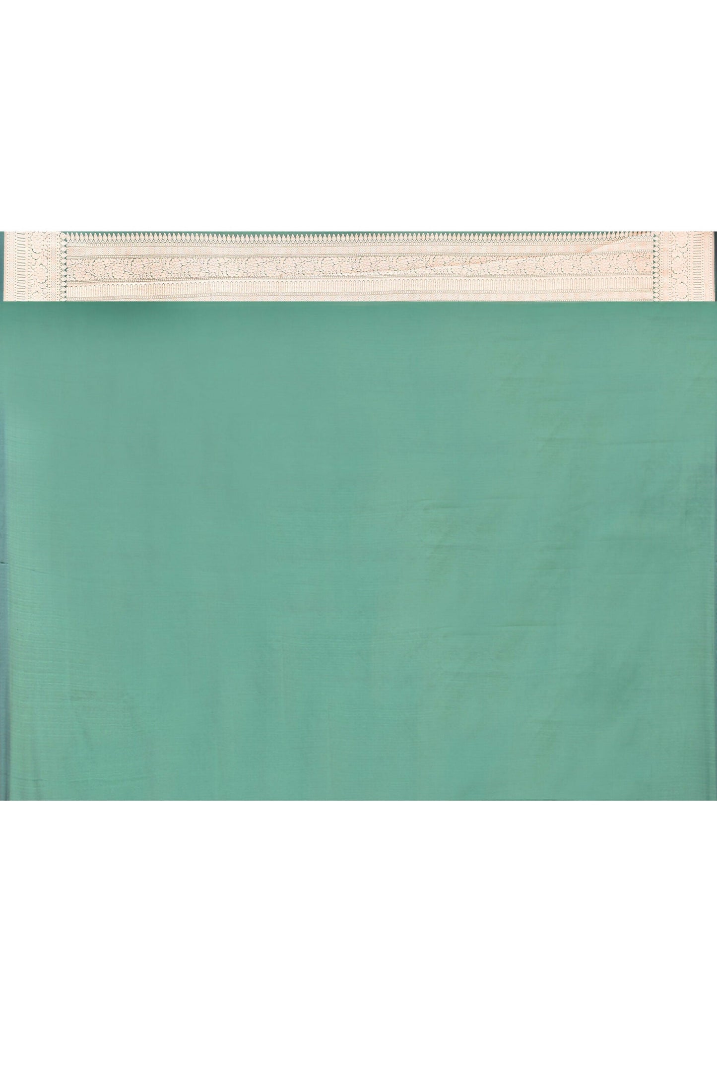 Joban Fashion Emerald Green Banarasi Katan Pure Handloom Banarasi Silk Saree | Swadesiicart