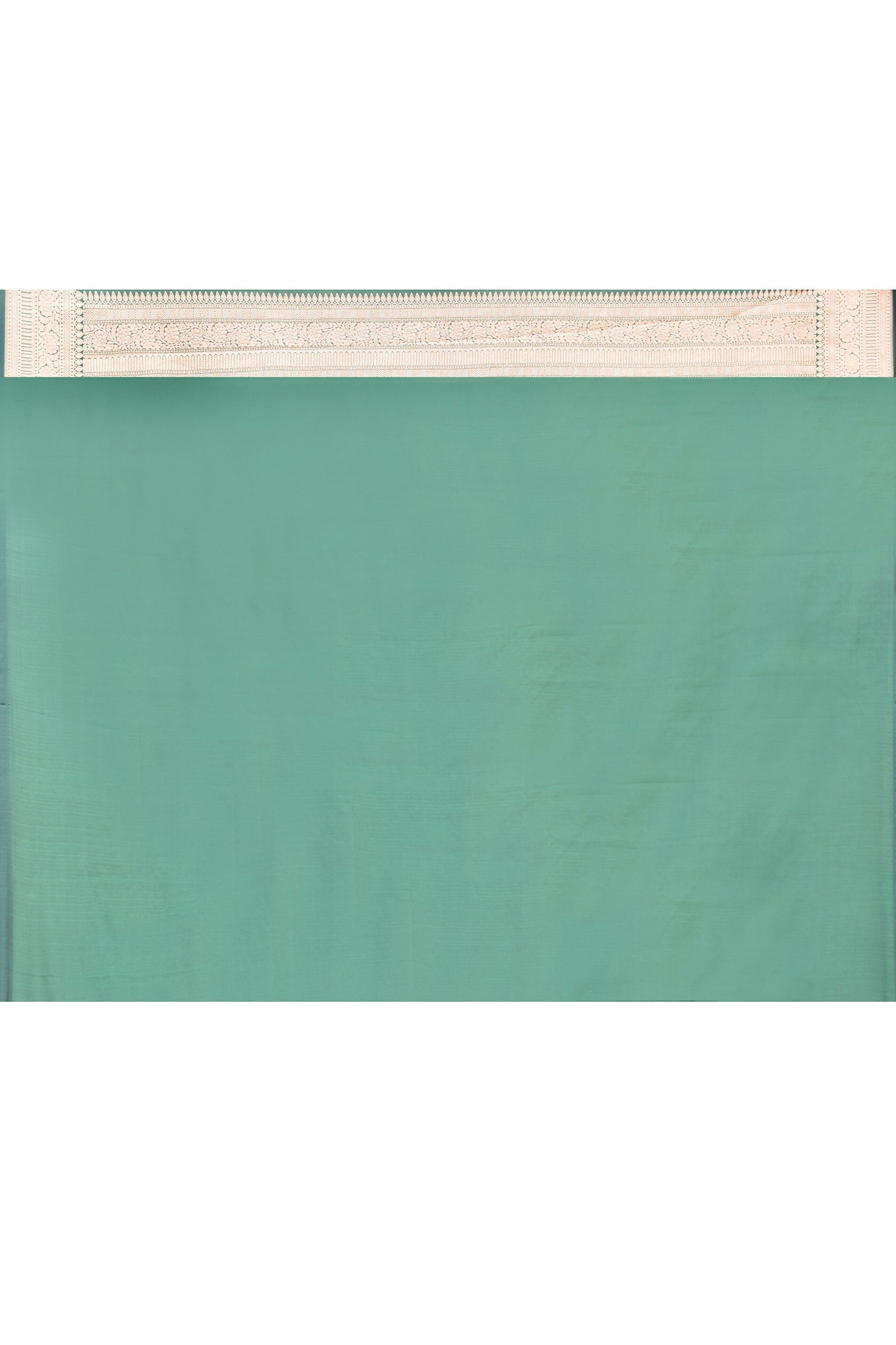 Joban Fashion Emerald Green Banarasi Katan Pure Handloom Banarasi Silk Saree | Swadesiicart