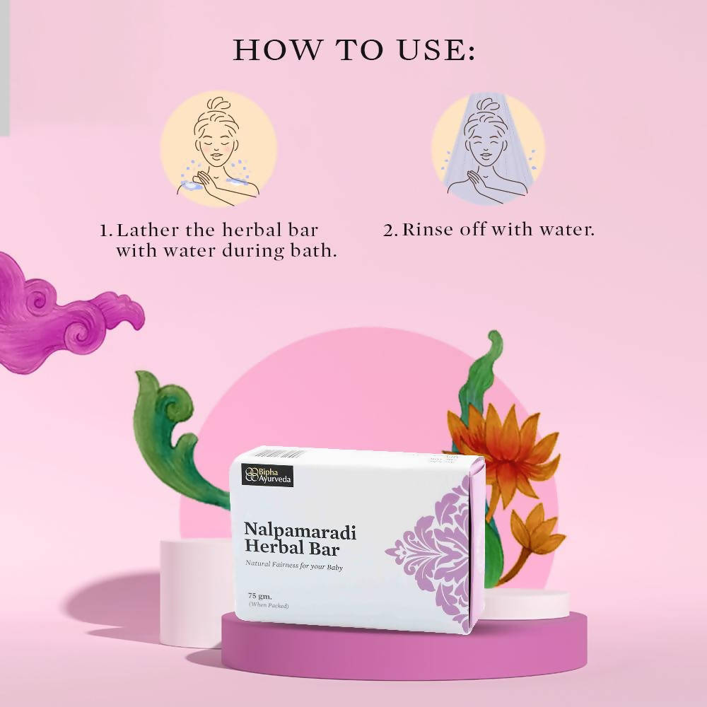 Bipha Ayurveda Nalpamaradi Herbal Bar For Kids - Swadesiicart