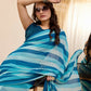 Blue Georgette Designer Printed Ready To Wear Saree - Ibiza | Swadesiicart