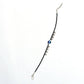 Mominos Fashion Kamal Johar Nazariya Silver/Black Anklets | Swadesiicart
