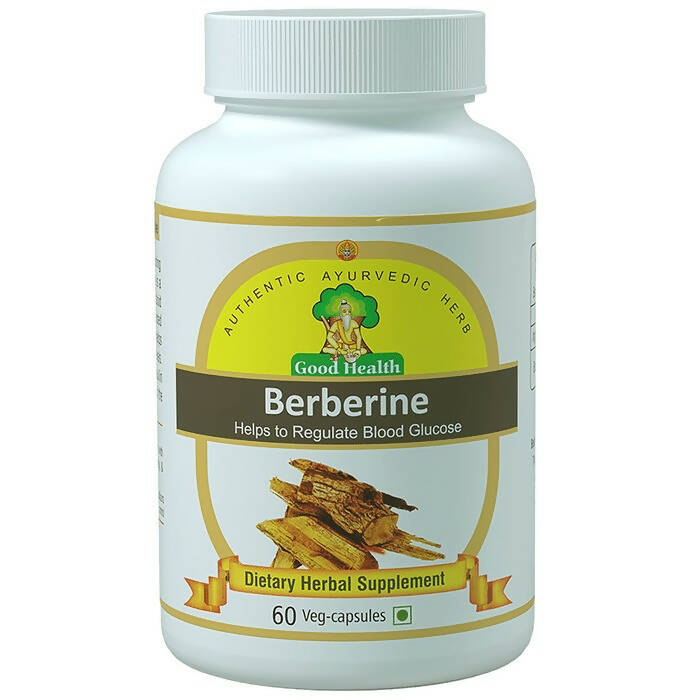 Sushrut Ayurved Good Health Berberine Veg Capsules - Swadesiicart