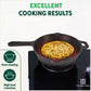 The Indus Valley Super Smooth Cast Iron Frypan, Pre-seasoned, Nonstick, 100% Pure,Toxin-free, Tadka Pan, 25.4cm, 1.7L, 2.4kg