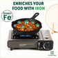 The Indus Valley Super Smooth Cast Iron Frypan, Pre-seasoned, Nonstick, 100% Pure,Toxin-free, Tadka Pan, 25.4cm, 1.7L, 2.4kg