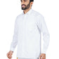 Ramraj Cotton Mens Full Sleeve White Shirt Plus Size - Royal Cotton | Swadesiicart