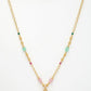 NVR Women's Multicolor Gold-Polished Minimal Chain - Swadesiicart