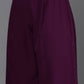 Ahalyaa Women's Traditional wear Kurta Set - Burgundy | Swadesiicart