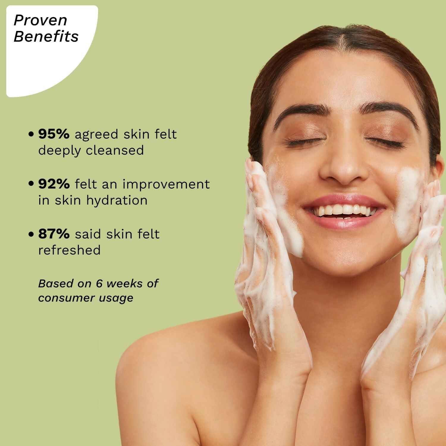 Pilgrim Spanish Foaming Face Wash With Kiwi Extracts & Aloe For Skin Hydration - Swadesiicart