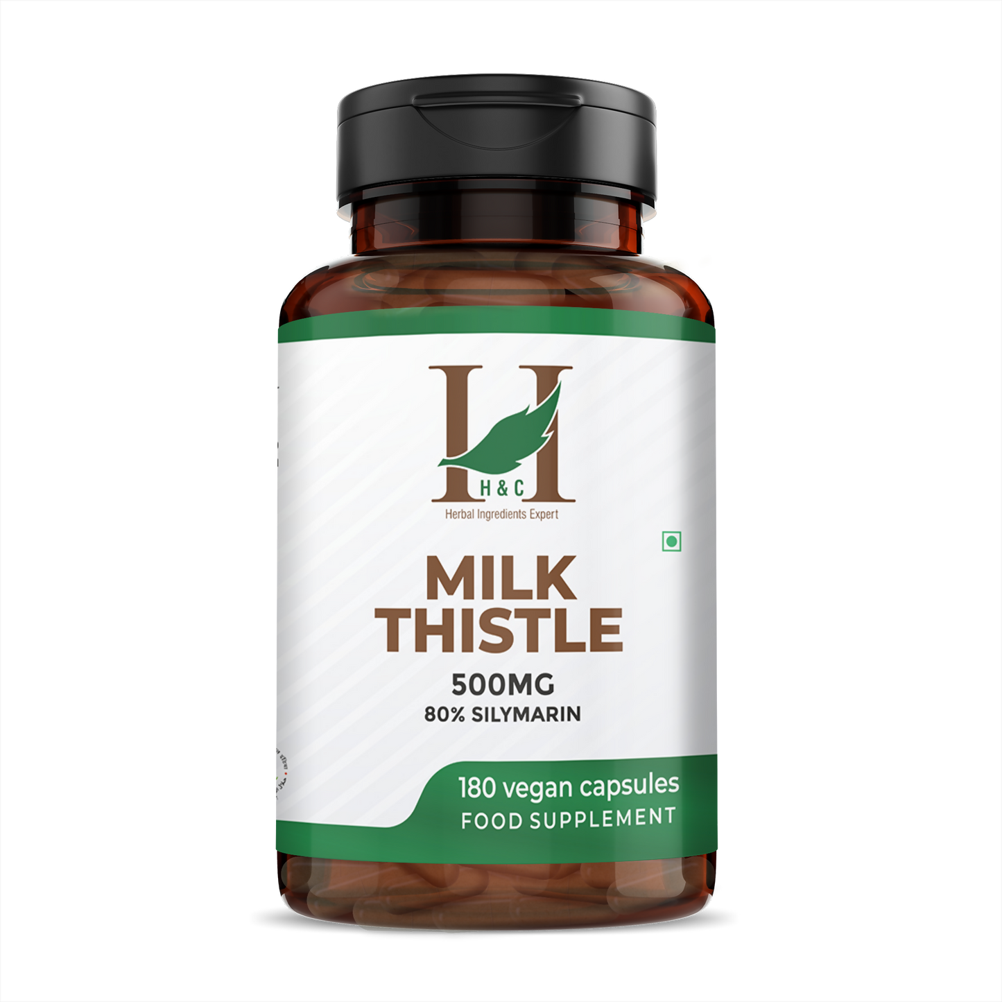 H&C Herbal Milk Thistle Veg Capsules - Just Jaivik
