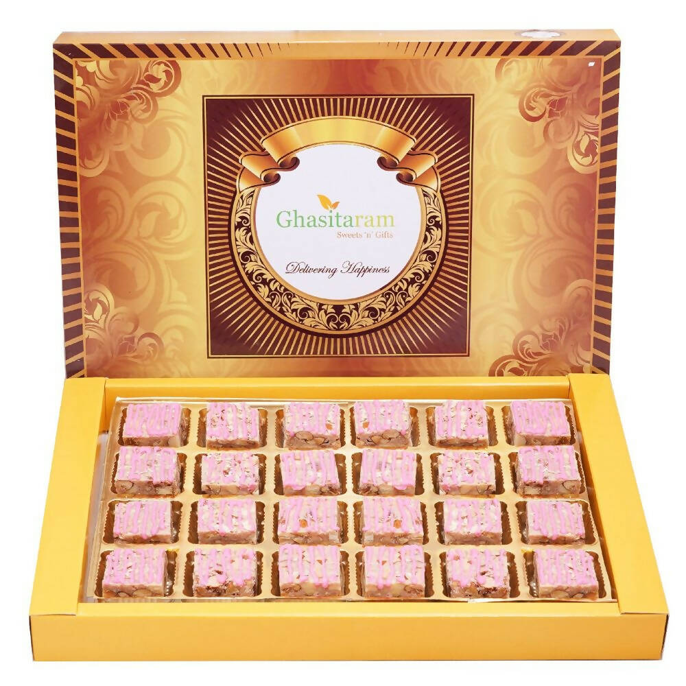 Ghasitaram Strawberry Dryfruit Bites | Swadesiicart